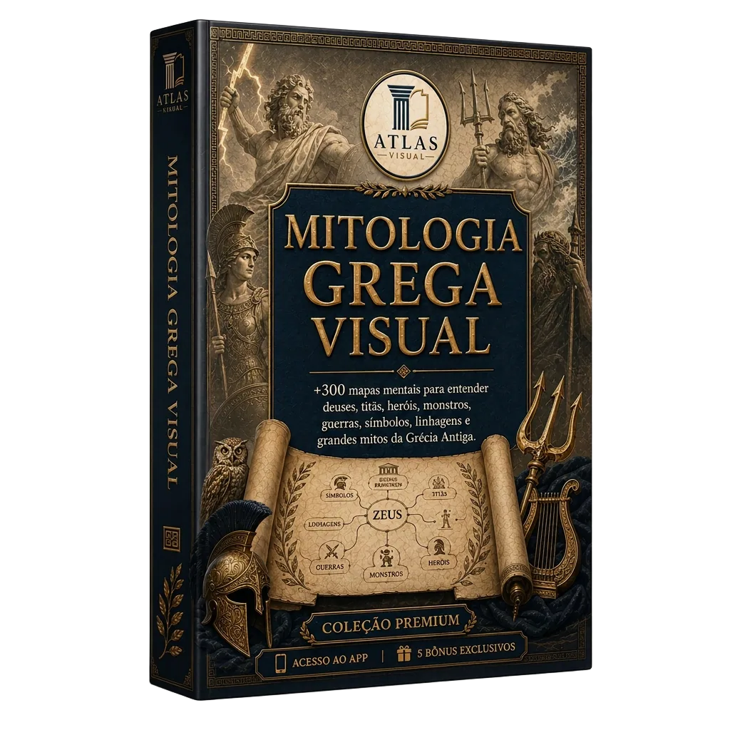 Mockup da coleção Mitologia Grega Visual