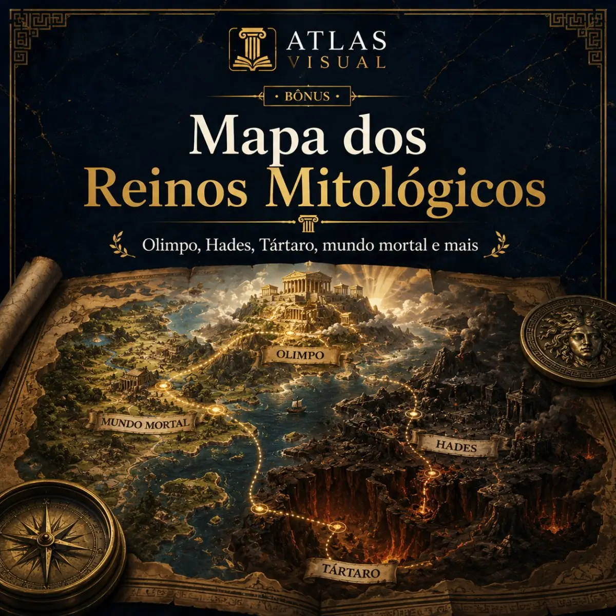 Mapa dos Reinos Mitológicos